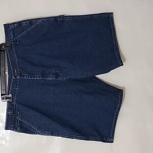 WRANGLER Men's‎ Classic Blue Denim Carpenter Jean Shorts - Size 42